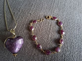 Necklace and bracelet