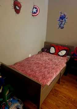 IKEA - Sundvik Extendable Bed Frame, with Slated Bed Base and Extendable Matress.