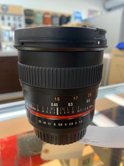 Rokinon 50mm 1.4 Canon EF