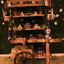 Rustic Candy Stand