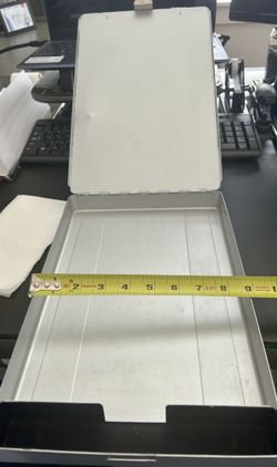 Aluminum 9x12 - Letter Size Storage / Invoice Clipboard