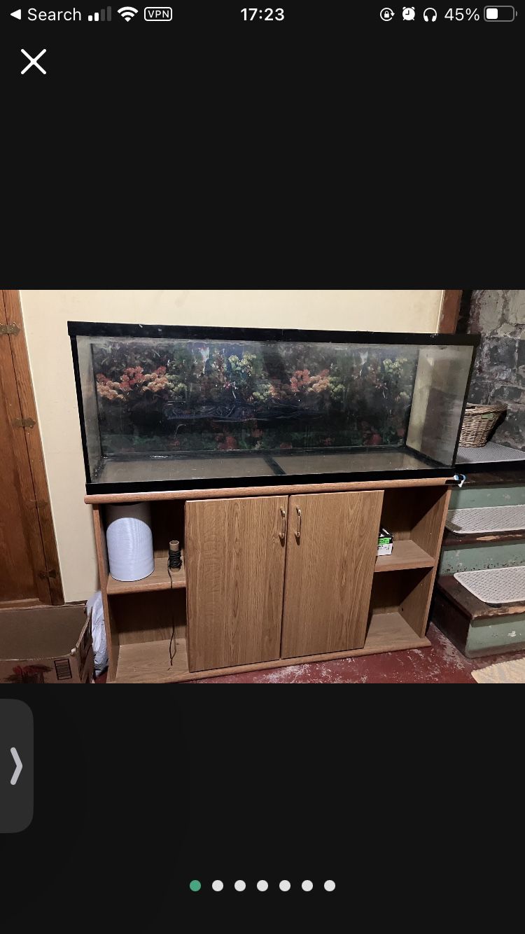 Fish Tank With Stand 55 Gallon
