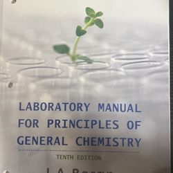 Laboratory Manual for Principles Of General Chemistry (10th edition)