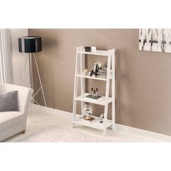 Libson white 4 shelf bookcase new in box $90 OBO