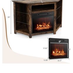Corner Fire Place