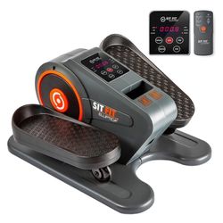 SITFIT, Sit Down and Cycle! Powered Foot Pedal Exerciser for Seniors, Under Desk Elliptical Exercise Bike, Leg Exerciser While Sitting. Peddler Exerci