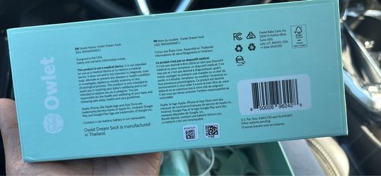 Owlet Dream Sock Smart Baby Monitor –GENTLY USED – Works Great