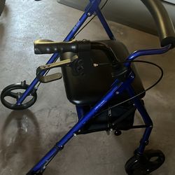 Senior Walker with seat and us foldable