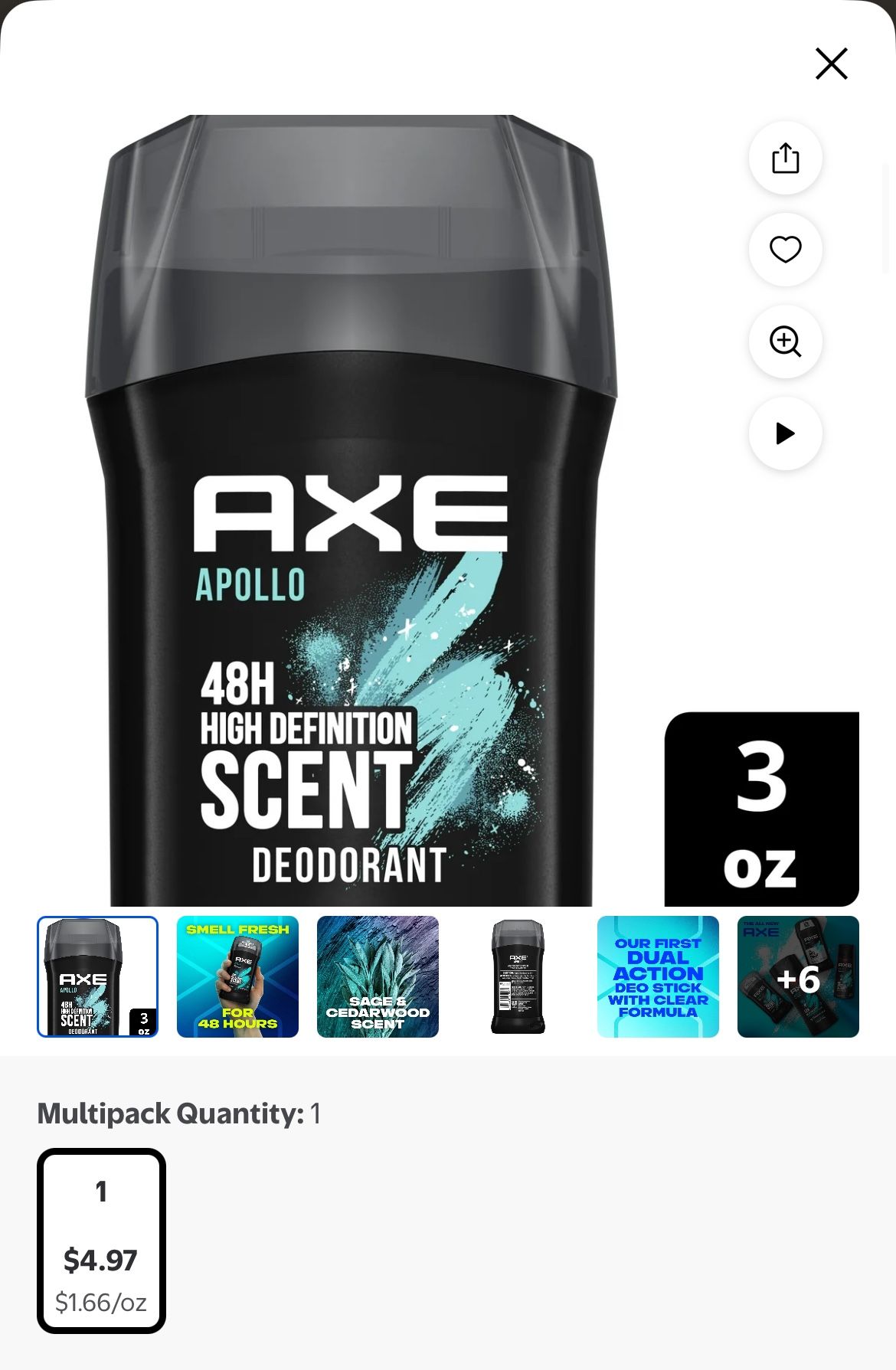 Axe Deoderant