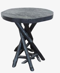 West Elm Tree Branch Side Table in Black