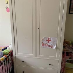 Ikea HEMNES Wardrobe with 2 drawers