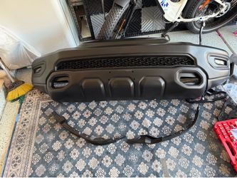 2020 TRX ram 1500 brackets lights and topper and rear bumper