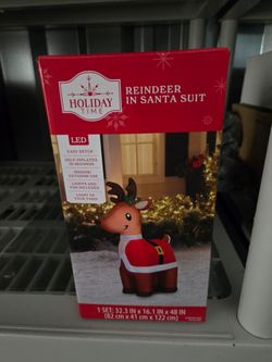 Brand New Led Christmas Reindeer Inflatable. "CHECK OUT MY PAGE FOR MORE DEALS "