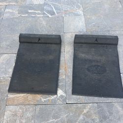 Menco Easy Stop Rubber Garage Floor Parking Stop Guides (2)