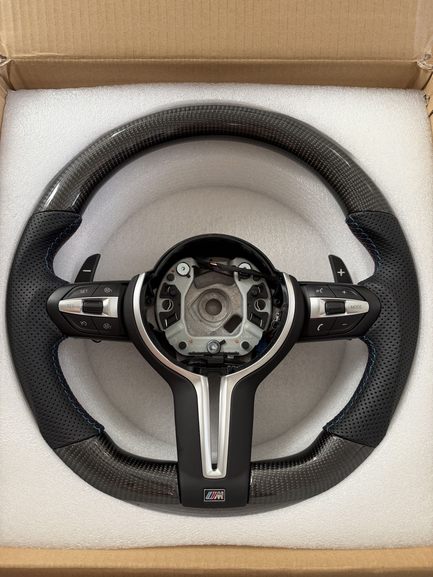 BMW M-Style Carbon Fiber Steering Wheel for F30/F32/F36