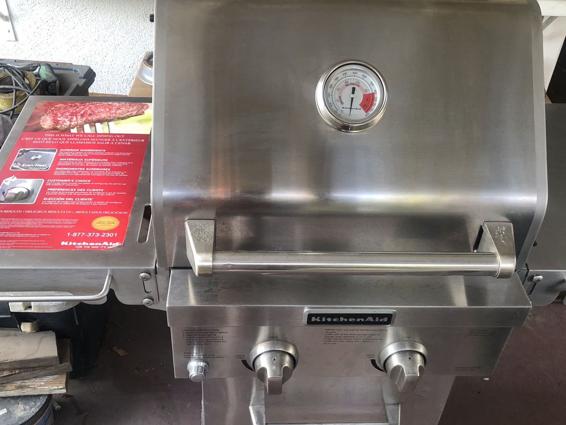 Stainless steel Bbq grill Kitchen Aid