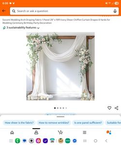Wedding Arch Draping