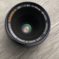 Minolta Mc Rokkor X Qf 50mm F3.5 Macro