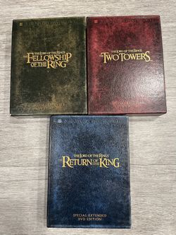 Lord Of The Rings Extended Edition DVDs