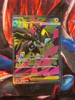 Pokemon Mega Zeraora Ex Full Art Pitch Black