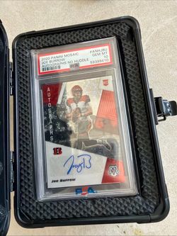 2020 Panini Mosaic Joe Burrow Autograph RC PSA 10 LOW POP