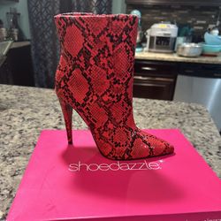 Red Snake  Boots 