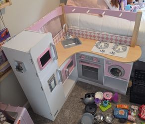 KidKraft Grand Gourmet Corner Play Kitchen toy with accessories