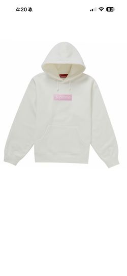 Supreme Box Logo Hooded Sweatshirt White Size XL