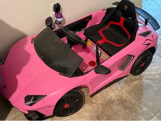 Pink Lamborghini Power Wheels