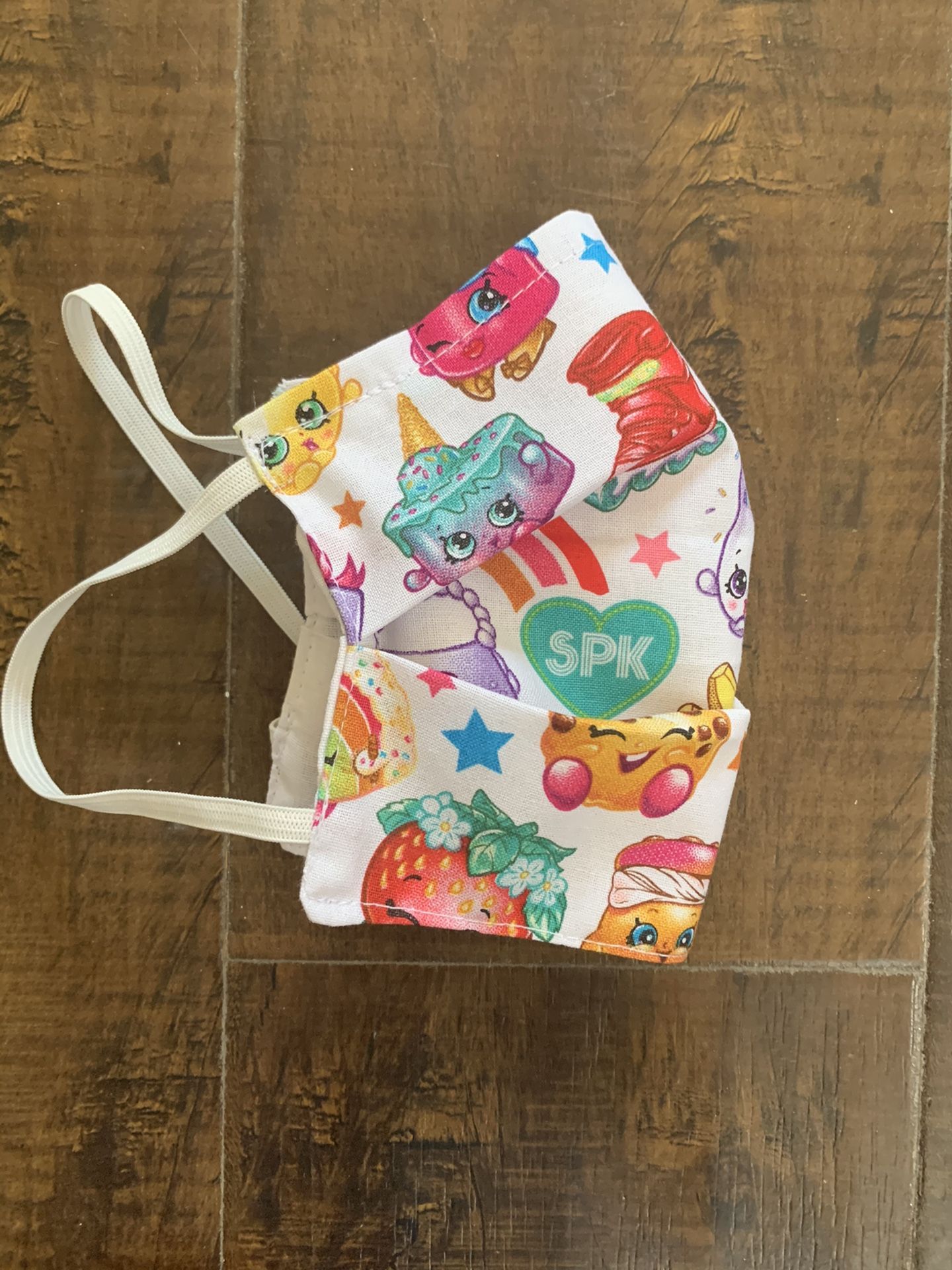 Shopkins Mask cover face adult/teenager/toddler double layer w/lfilter pocket