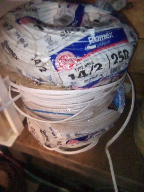 14/3 Romex Wire 250 Ft 3 Rolls