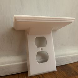 3d printed electic Outlet shelf