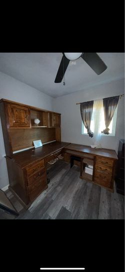 Wood desk