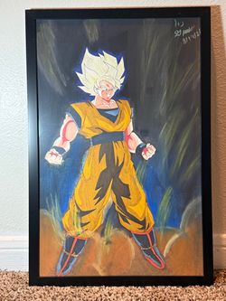 Dragon Ball Z Super Saiyan Goku Art
