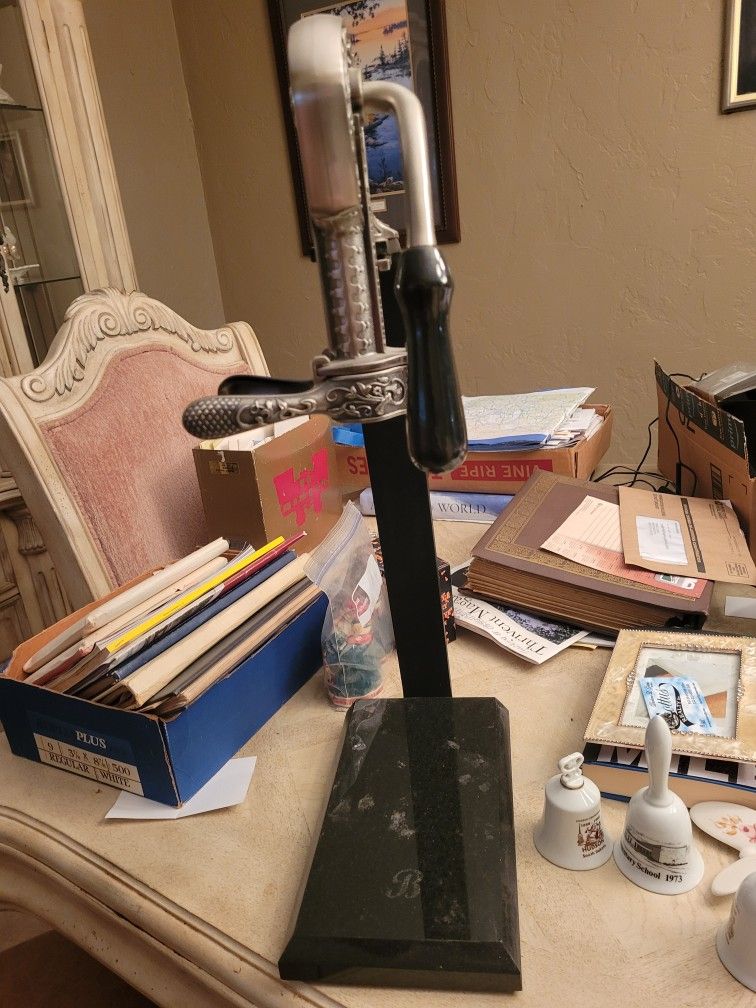 Legacy Corkscrew With Marble Stand And Handle