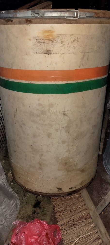 Vintage Sonoco 30gallon Fibre Drum