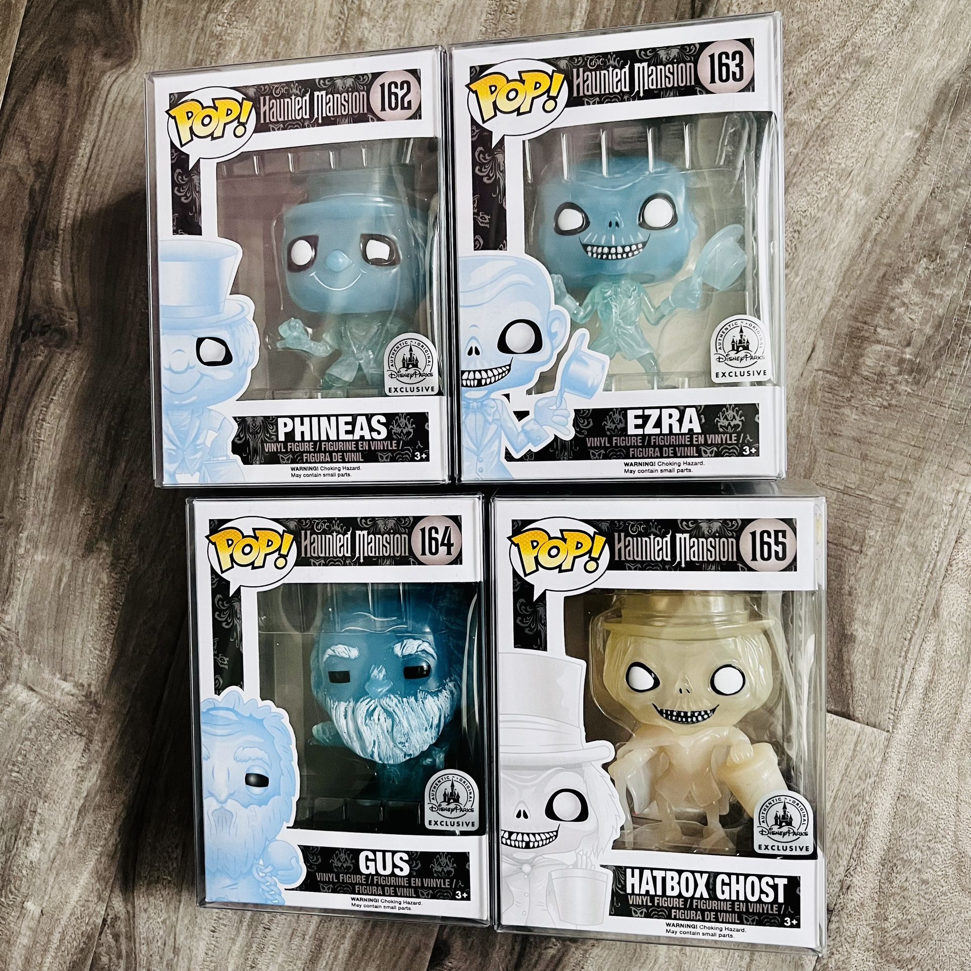 Funko Pop! Disney Parks Haunted Mansion Set Phineas Gus Ezra