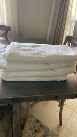 White tablecloths