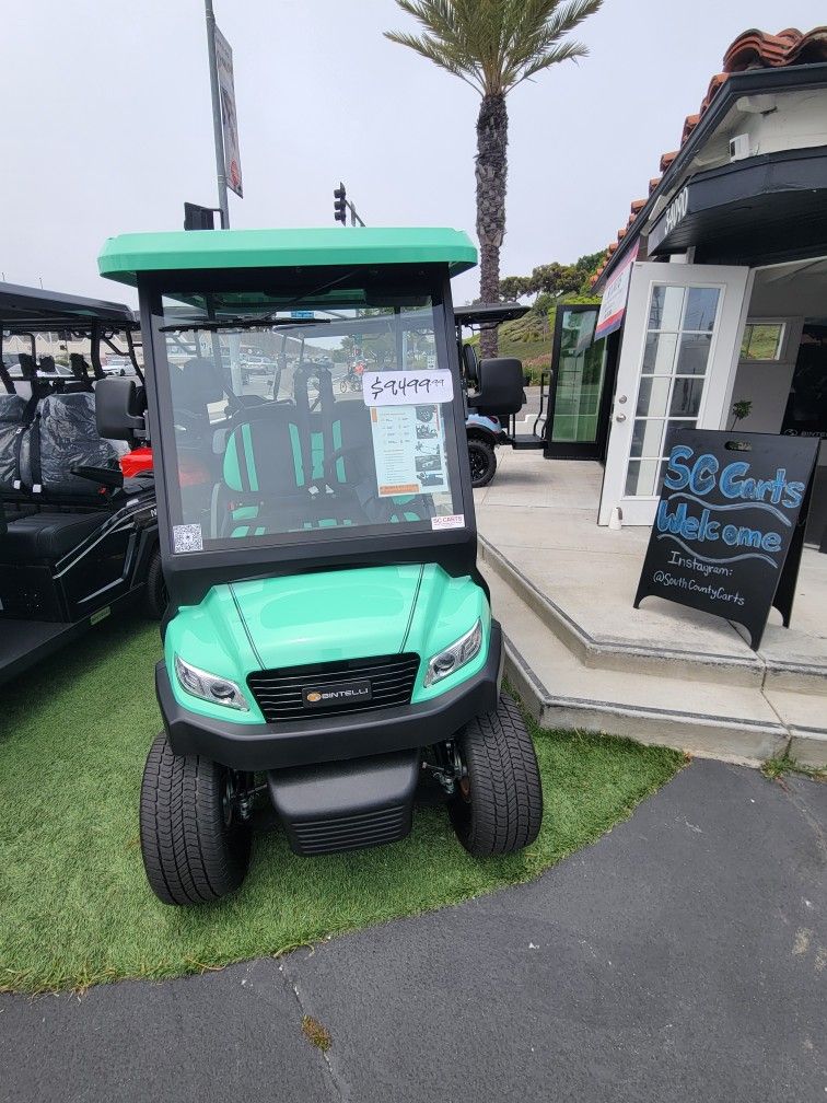 2024 Bintelli Beyond 4-Passenger Non-Lifted 48V LSV Street Legal Golf Cart