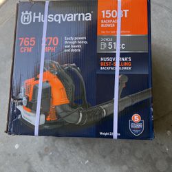 Husqvarna 150BT 51-cc 2-cycle 765-CFM 270-MPH Gas Backpack Leaf Blower ***Brand New*