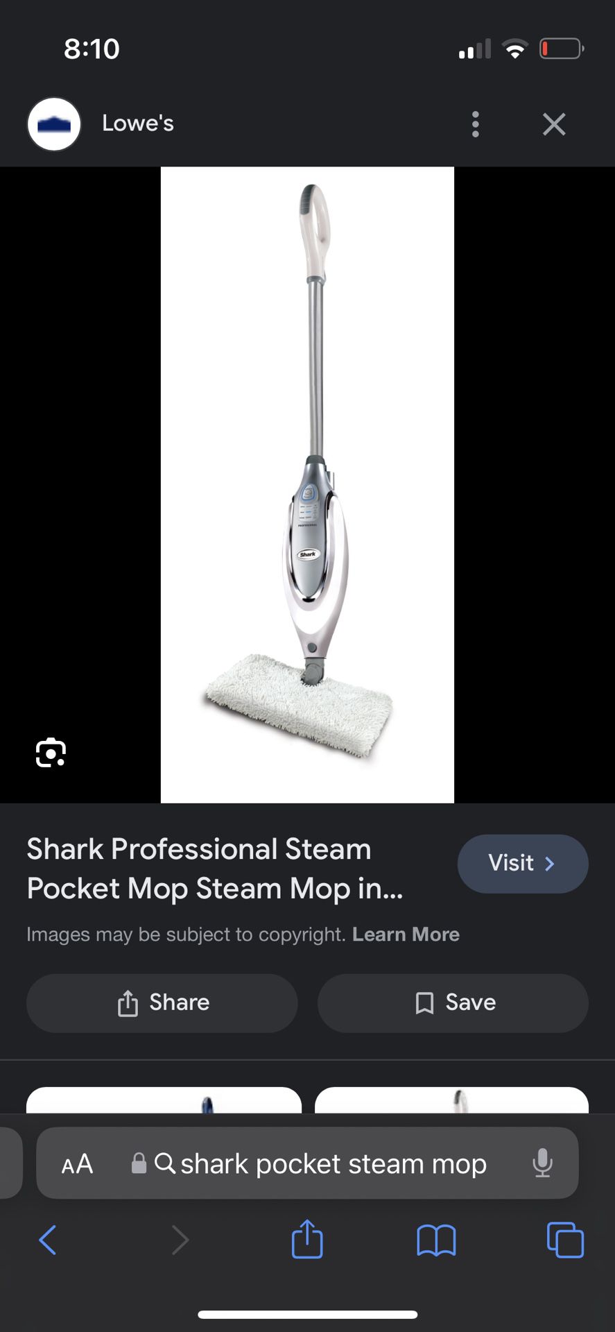 Shark Pocket Steam Mop