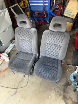 1990–2000 Honda Civic Si Front & Rear Seats – Great Condition