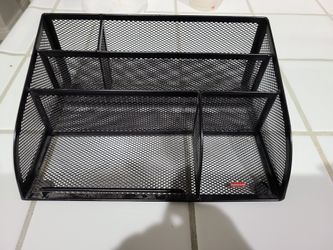 Rubbermaid Mesh 5 compartment desk top organizer