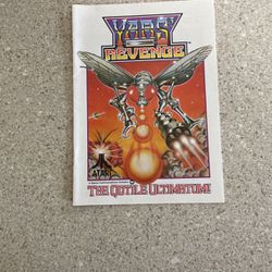 Yars Revenge Comic Book And Instructions Manual