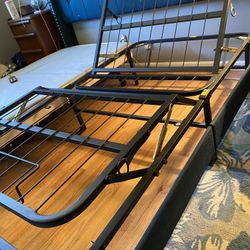 ADJUSTABLE BED FRAME- Head & Foot Sections Are Adjustable