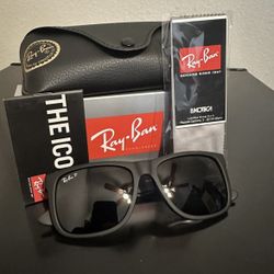 Rayban Justin Sunglasses New In Box