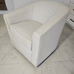 New Kevin Charles Fine Upholstery Asheville Hailey Light Beige Swivel Glider