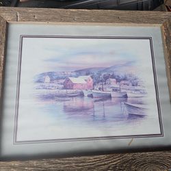 Picture With Barnwood Frame