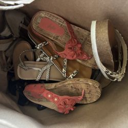 Bag Of Mixed Women’s Sandals/ Shoes