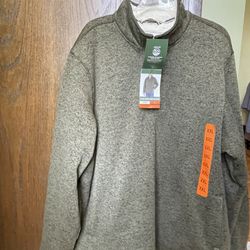 Men Orvis Quarter Zip Sweater 